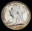London Coins : A191 : Lot 1702 : Halfcrown 1894 ESC 728, Bull 2780, EF/Unc with a peripheral gold toning