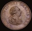 London Coins : A191 : Lot 1759 : Halfpenny 1799 5 incuse gunports Peck 1248 brown Unc