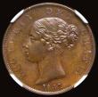 London Coins : A191 : Lot 1765 : Halfpenny 1841 NGC MS62 BN
