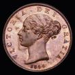 London Coins : A191 : Lot 1766 : Halfpenny 1844 as Peck 1528 with upper serifs to 44 Unc with prooflike fields and some subdued lustr...