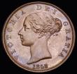 London Coins : A191 : Lot 1769 : Halfpenny 1858 8 over 7 Peck 1548 Chocolate Unc