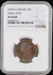 London Coins : A191 : Lot 1776 : Halfpenny 1876H Bronze Proof Freeman 329A Dies 14+M Small Date NGC PF64 RB all VIP proofs of any era...