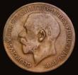 London Coins : A191 : Lot 1863 : Penny 1922 with reverse of 1927 Freeman 192A dies 3+C Fine, excessively rare and rated R18 by Freema...