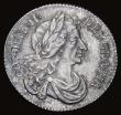 London Coins : A191 : Lot 1966 : Sixpence 1676 6 over 5 ESC 1515A, Bull 570 a choice piece with a lovely tone and little actual wear ...