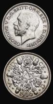 London Coins : A191 : Lot 2038 : Sixpences (2) 1934 and 1936 both Choice UNC with original mint brilliance and some peripheral gold t...