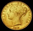 London Coins : A191 : Lot 2068 : Sovereign 1838 narrow shield variety Marsh 22A Bold Fine reverse better perhaps once cleaned in the ...