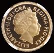 London Coins : A191 : Lot 2146 : Sovereign 2002 Shield Reverse Gold Proof S.SC5 in an NGC holder and graded PF70 Ultra Cameo 