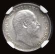 London Coins : A191 : Lot 2190 : Threepence 1906 ESC 2119, Bull 3622 NGC MS61 and a hard date to find in high grade