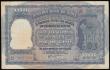 London Coins : A191 : Lot 223 : India 100 Rupees purple on white, elephants reverse H.V.A Lengar signature 74 red serial number AA/6...