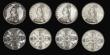 London Coins : A191 : Lot 2259 : Double Florins (7) 1887 Arabic 1 (5), Roman 1 (2) EF or better some with a pleasing tone