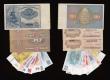 London Coins : A191 : Lot 228 : Latvia Russian Administration 5 Peezi Rubli 1919 Pick 3 VF damaged right border. Bank of Latvia 25 L...