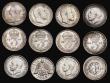 London Coins : A191 : Lot 2334 : Silver Threepence (6) 1900, 1902 (2), 1917, 1928, 1942 EF to Unc the 1928 and 42 scarce in higher gr...