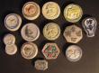 London Coins : A191 : Lot 2365 : China/Siam Porcelain Gambling Tokens (13) all different types some with animals VF
