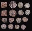 London Coins : A191 : Lot 2380 : India an early group (8) Dumps (7) Fair-VF and a Trancore Fanam R.V. Fair-Fine