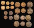 London Coins : A191 : Lot 2426 : World a mixed group with Southern Rhodesia 1953 and New Zealand 1949 Crowns in high grades France 5 ...