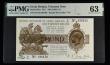 London Coins : A191 : Lot 38 : One Pound Warren Fisher T34 issued 1927, last series X1/34 836138, No. with dot, portrait King Georg...