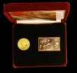 London Coins : A191 : Lot 442 : Sovereign 2001 lightly toned Unc in the Royal Mint St George and the Dragon presentation which inclu...