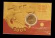 London Coins : A191 : Lot 451 : Sovereign 2005 Modern George and the Dragon 1 year type Unc in the Royal Mint's presentation ca...