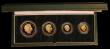 London Coins : A191 : Lot 545 : United Kingdom 2005 Gold Proof Four Coin Sovereign Collection, Gold Five Pounds, Two Pounds, Soverei...