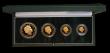London Coins : A191 : Lot 546 : United Kingdom 2006 Gold Proof Four Coin Sovereign Collection, Gold Five Pounds to Half Sovereign, F...