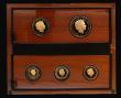 London Coins : A191 : Lot 549 : United Kingdom 2014 Gold Proof Set the five-coin set Five Pounds to Quarter Sovereign, FDC in the ca...