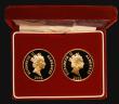 London Coins : A191 : Lot 559 : Alderney Prince William and Princess Diana Gold Proof Set comprising Gold &pound;25 (2) 2002 and 200...