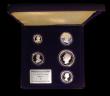 London Coins : A191 : Lot 574 : Australia Masterpieces in Silver 2000, Coins of the 20th Century a 5-coin set Two Dollars 2000 Victo...