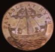 London Coins : A191 : Lot 704 : Halfpenny 1794 CINQUE PORT HALFPENNY PAYABLE AT HYTH edge reads Payable at Richard Shipdens DH31e Ke...