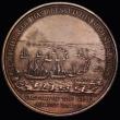 London Coins : A191 : Lot 757 : Battle of the Nile, Davison's Medal 1798 47mm diameter in bronze, by C.H. Kuchler, Obverse: Hop...