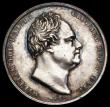 London Coins : A191 : Lot 771 : Coronation of William IV 1831 33mm diameter in silver by W.Wyon Eimer 1251 The official Royal Mint i...