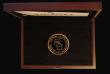London Coins : A191 : Lot 853 : VJ Day 38 mm, One Ounce .999 Fine Gold Proof undated poppy and British Legion design features FDC in...