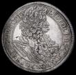 London Coins : A191 : Lot 976 : Hungary Thalers 1699 KB KM214.8 EF some smoothing in the fields as often (diameter 45mm, weight 28.7...