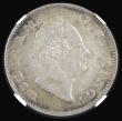 London Coins : A191 : Lot 993 : India Half Rupee 1835 F incuse obverse KM449.3  NGC MS61