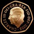 London Coins : A192 : Lot 1014 : Fifty Pence 2025 Atlantic Salmon Gold Proof FDC in the plastic capsule of issue