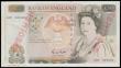 London Coins : A192 : Lot 103 : Fifty Pounds Gill issued 1988 Christopher Wren Specimen A00 000000 with red cameo capitals printed t...