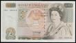 London Coins : A192 : Lot 105 : Fifty Pounds Kentfield QE2 pictorial and Sir Christopher Wren B361 issued 1991 FIRST RUN low number ...