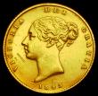 London Coins : A192 : Lot 1114 : Half Sovereign 1843 Marsh 417 VF with some scratches rated R2 by Marsh as far as we are can tell a v...
