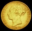 London Coins : A192 : Lot 1122 : Half Sovereign 1877 Marsh 452 Die Number 143 Fine