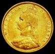 London Coins : A192 : Lot 1131 : Half Sovereign 1887M Jubilee Head Close J.E.B on truncation Marsh 483A S.3870A , a rare type VF with...
