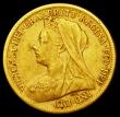 London Coins : A192 : Lot 1134 : Half Sovereign 1899 Marsh 494 Fine