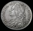 London Coins : A192 : Lot 1173 : Halfcrown 1745 LIMA ESC 605 Bull 1687 pleasing EF/GEF with an even grey tone and graded 70 by CGS