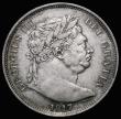 London Coins : A192 : Lot 1178 : Halfcrown 1817 Bull Head doubled E in DEI, LCGS variety 19, EF the obverse with grey tone, the rever...