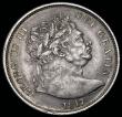 London Coins : A192 : Lot 1183 : Halfcrown 1817 Bull Head ESC 616, Bull 2090 UNC or very near so with an even tone