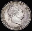 London Coins : A192 : Lot 1184 : Halfcrown 1817 Small Head with prooflike fields and frosted bust Unc with a lovely tone, in our opin...