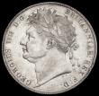 London Coins : A192 : Lot 1186 : Halfcrown 1823 Second Reverse ESC 634, Bull 2365 bright VF