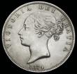 London Coins : A192 : Lot 1198 : Halfcrown 1874 ESC 692, Bull 2741 Bright (once cleaned) GEF, comes with a retailers ticket showing &...