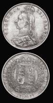 London Coins : A192 : Lot 1254 : Halfcrowns (2) 1888 and 1889 both EF