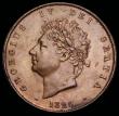 London Coins : A192 : Lot 1267 : Halfpenny 1826 Peck 1433 EF or better with hints of lustre