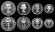London Coins : A192 : Lot 1311 : Maundy Set 2011 S.MS2011, Lustrous UNC with some toning, the Threepence with a scratch in the field,...