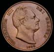 London Coins : A192 : Lot 1345 : Penny 1834 Peck 1459 AU/GEF perhaps once lightly cleaned rare in this high grade